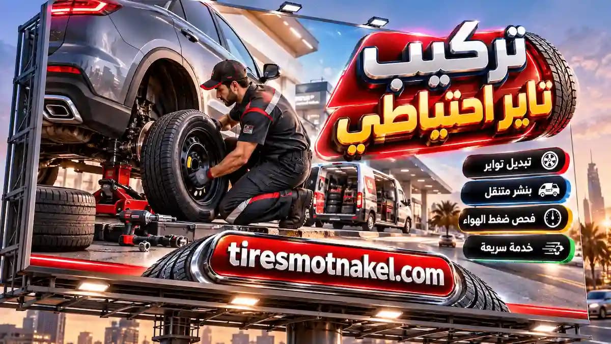 ورشة تركيب تاير احتياطي